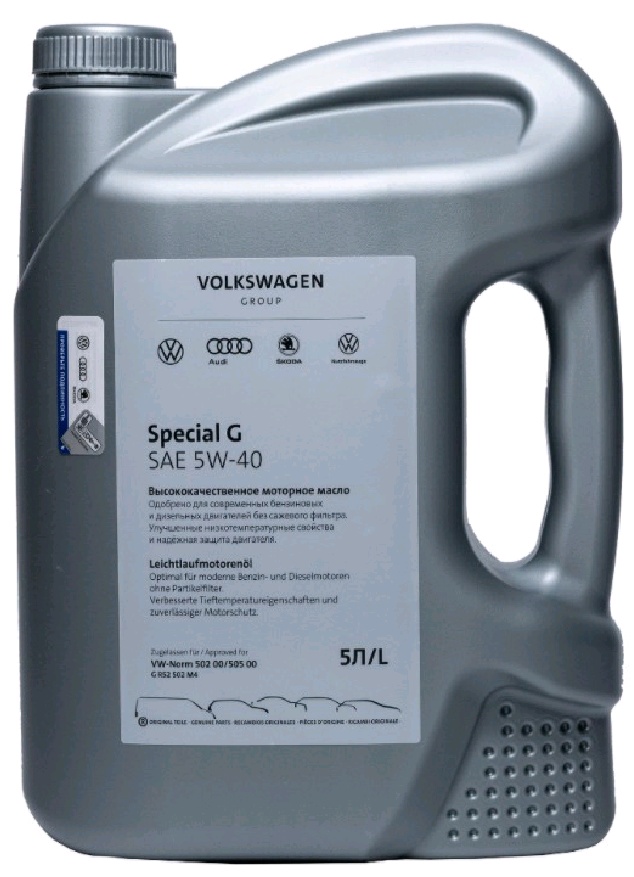 Масло VAG SPECIAL G 5W40 5Л купить в ЕвроАвто