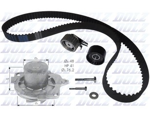 Насос водяной (помпа) + к-кт ремня ГРМ для Fiat Stilo 2002-2010 новый