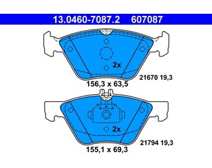 Колодки тормозные передние к-кт для Mercedes Benz R170 SLK 1996-2004 новый