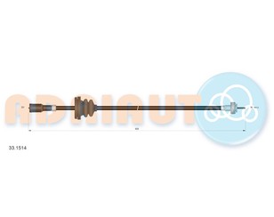 Трос спидометра для Opel Kadett E 1984-1992 новый