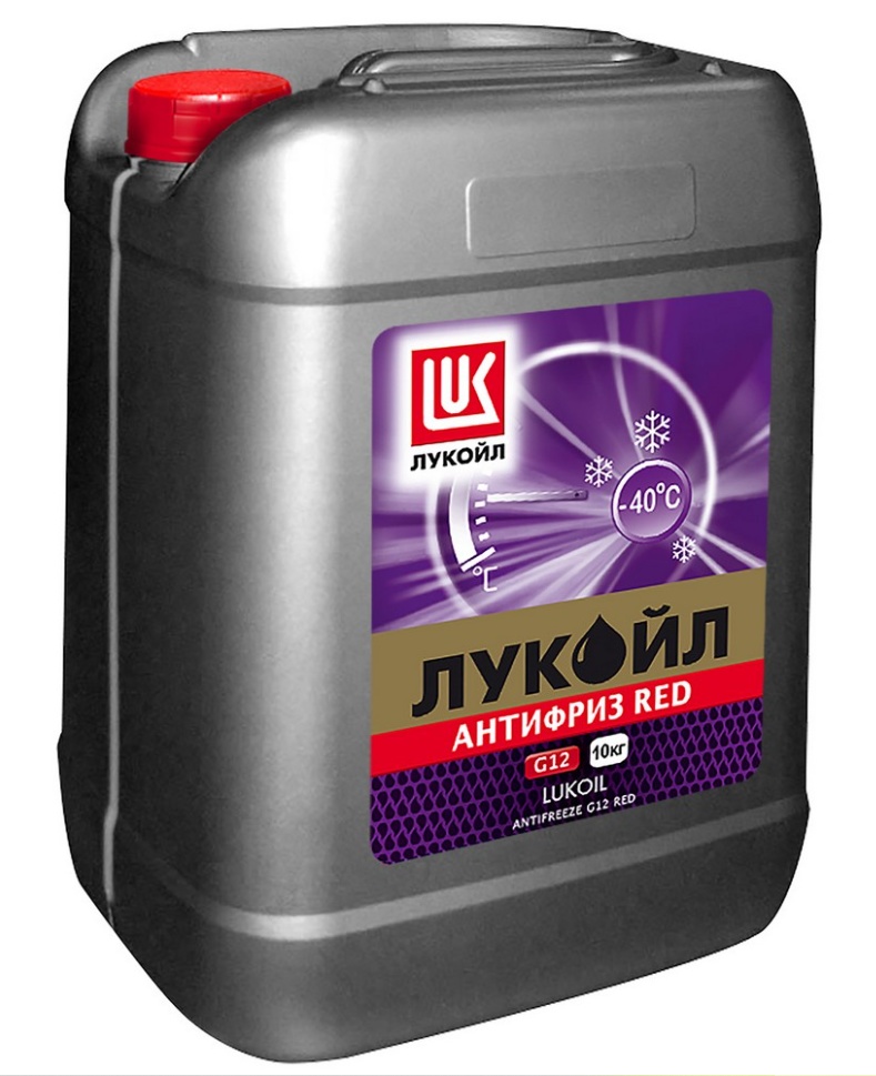 Антифриз Лукойл красный G12 RED; к.10л. Лукойл (Россия) "Оригинал"