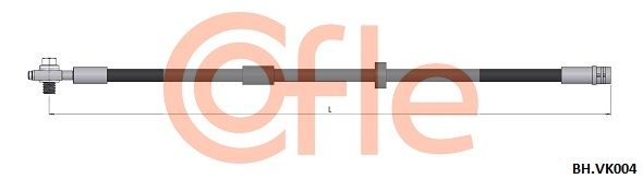 Шланг тормозной передний