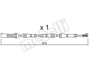 Датчик износа колодок для BMW 1-serie F20/F21 2011-2019 новый