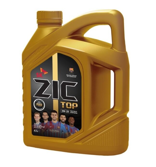 Масло ZIC TOP 0W20 4Л СИНТЕТИКА купить в ЕвроАвто