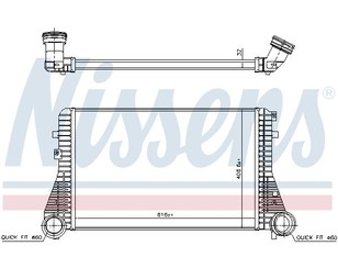 Интеркулер для VW Tiguan 2011-2016 новый