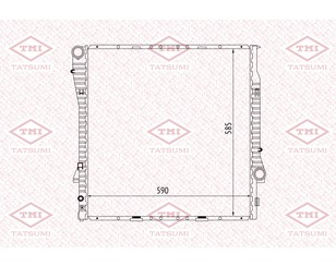 Радиатор основной для BMW X5 E53 2000-2007 новый