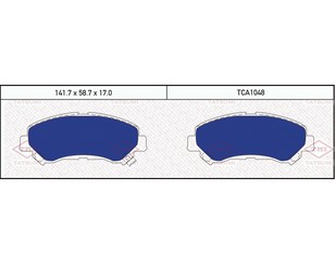 Передние тормозные колодки Nissan Ashqai (J11) цена оригинала и комплект Передние тормозные колодки Nissan Qashqai j11 в Москве