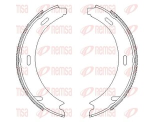 Колодки ручного тормоза к-кт для Mercedes Benz W201 1982-1993 новый