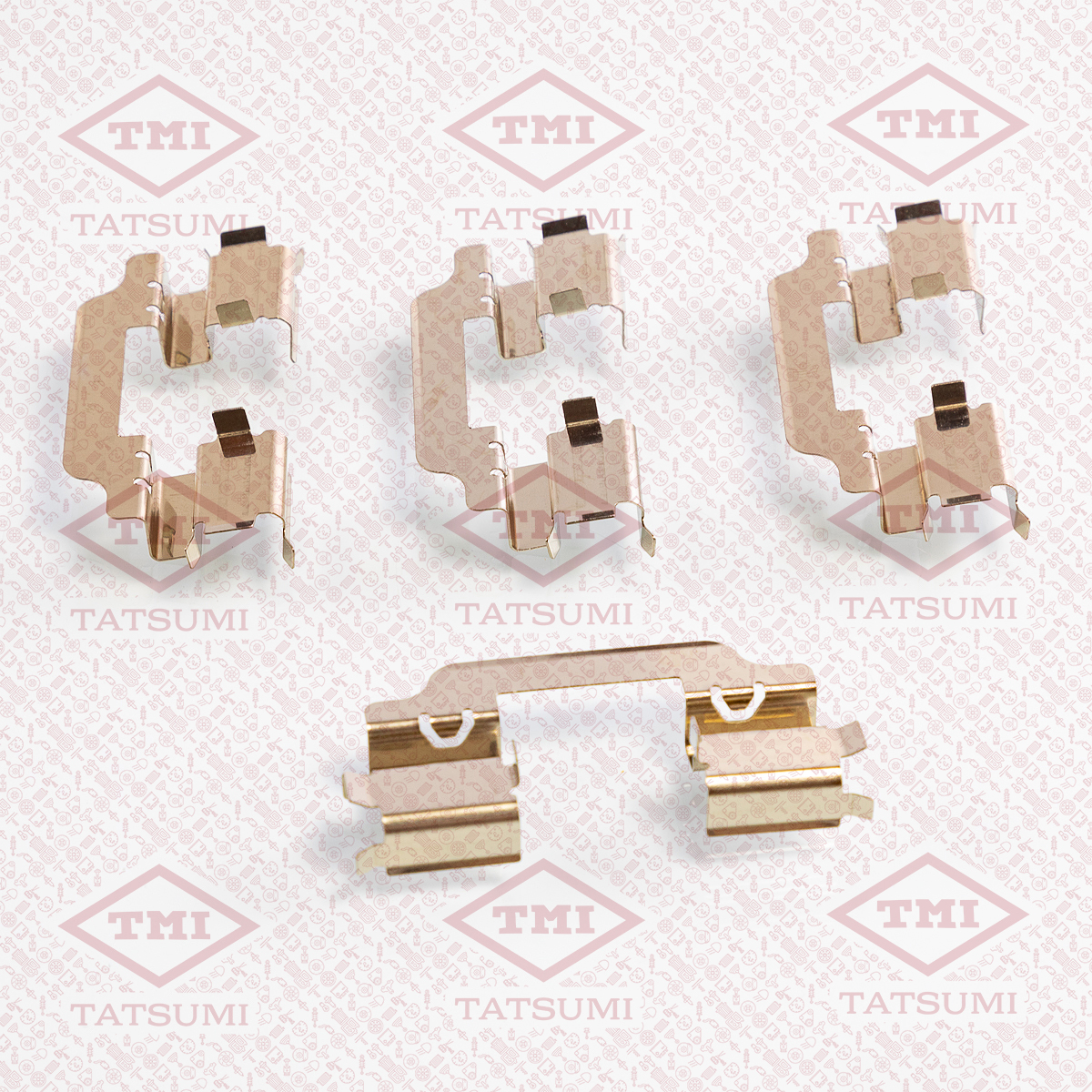 Установочный к-кт передних колодок