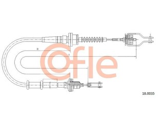 Трос сцепления для Nissan Almera N15 1995-2000 новый