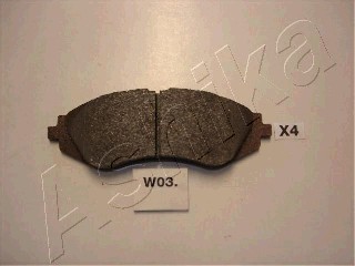 ASHIKA Колодки тормозные передние DAEWOO espero 2,0 95--; nubira 1,6/2,0 97--; zaz chance
