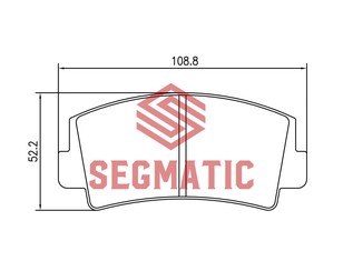 Колодки тормозные задние дисковые к-кт для Mazda Premacy (CP) 1999-2004 новый