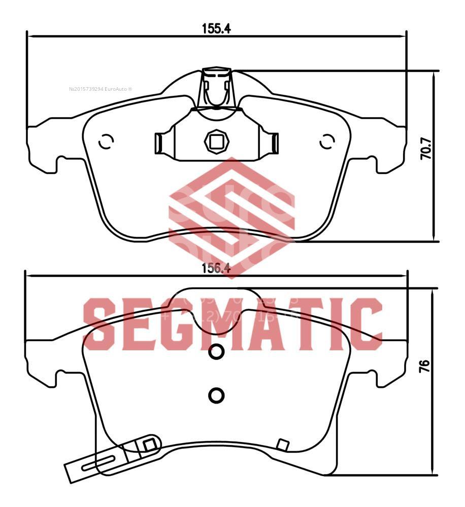 SGBP2603 Segmatic Колодки тормозные передние к-кт от производителя по спец  цене купить в Петрозаводске