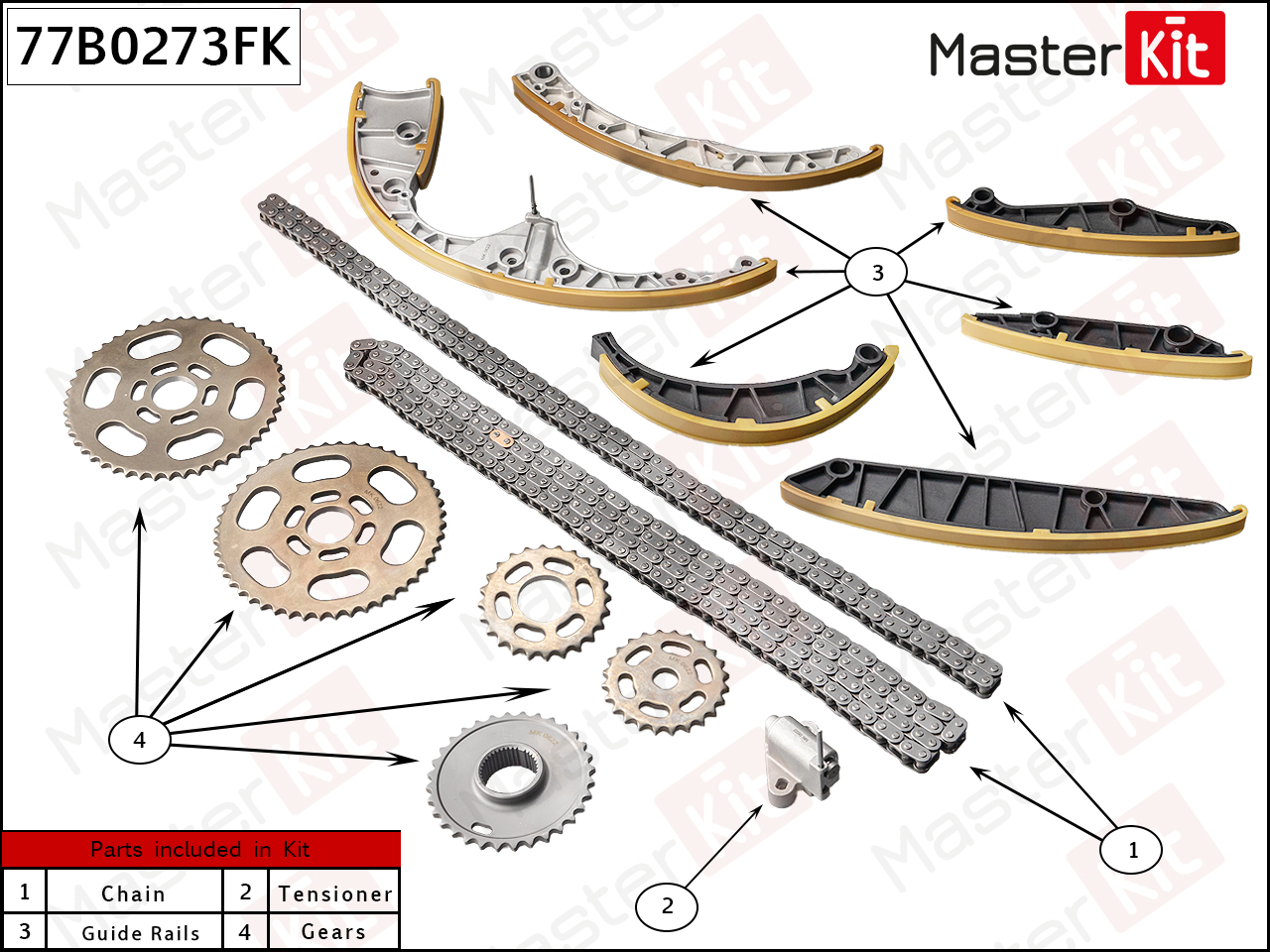 Masterkit цепь грм. !Masterkit77b0171fk комплект цепи Ford. 77b0273fk. Комплект цепи ГРМ ep6 ( вкл звезд.к\в) 77b0028fk. Комплект цепи ГРМ ep6 ( вкл звезд.к\в) 77b0028fk (MASTERKIT).