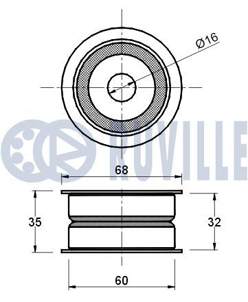 Ролик дополнительный ремня ГРМ