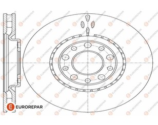 Диск тормозной передний вентилируемый для Alfa Romeo 159 2005-2011 новый