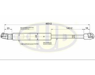 Амортизатор двери багажника для Ford Focus I 1998-2005 новый