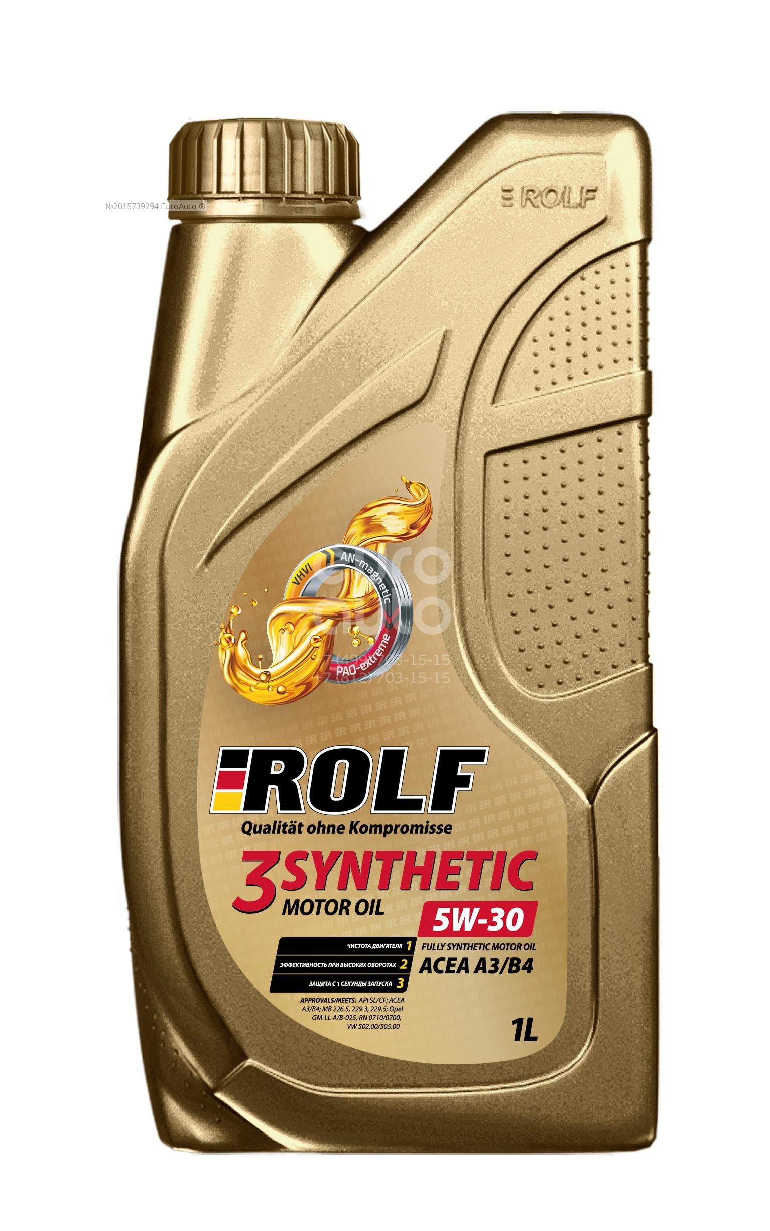 Rolf 5w40 a3 b4. Rolf 3 Synthetic 5w30. Rolf 3-Synthetic 5w-40. Масло моторное синтетическое Rolf 3- Synthetic 5w40, ACEA a3/b4 4л пластик. Rolf 5 40 3 Synthetic.