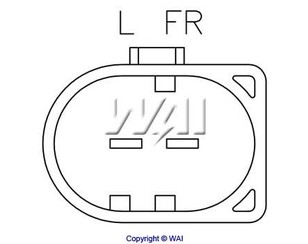 Реле-регулятор напряжения для Audi A4 [B7] 2005-2007 новый