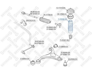 Пыльник переднего амортизатора для Hyundai Santa Fe (SM)/ Santa Fe Classic 2000-2012 новый