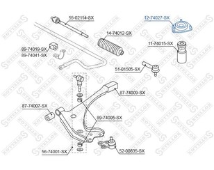 Опора переднего амортизатора для Nissan Primera W10 1990-1998 новый