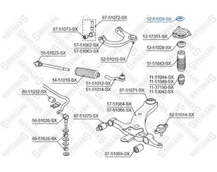 Втулка переднего амортизатора для Hyundai Sonata IV (EF)/ Sonata Tagaz 2001-2012 новый