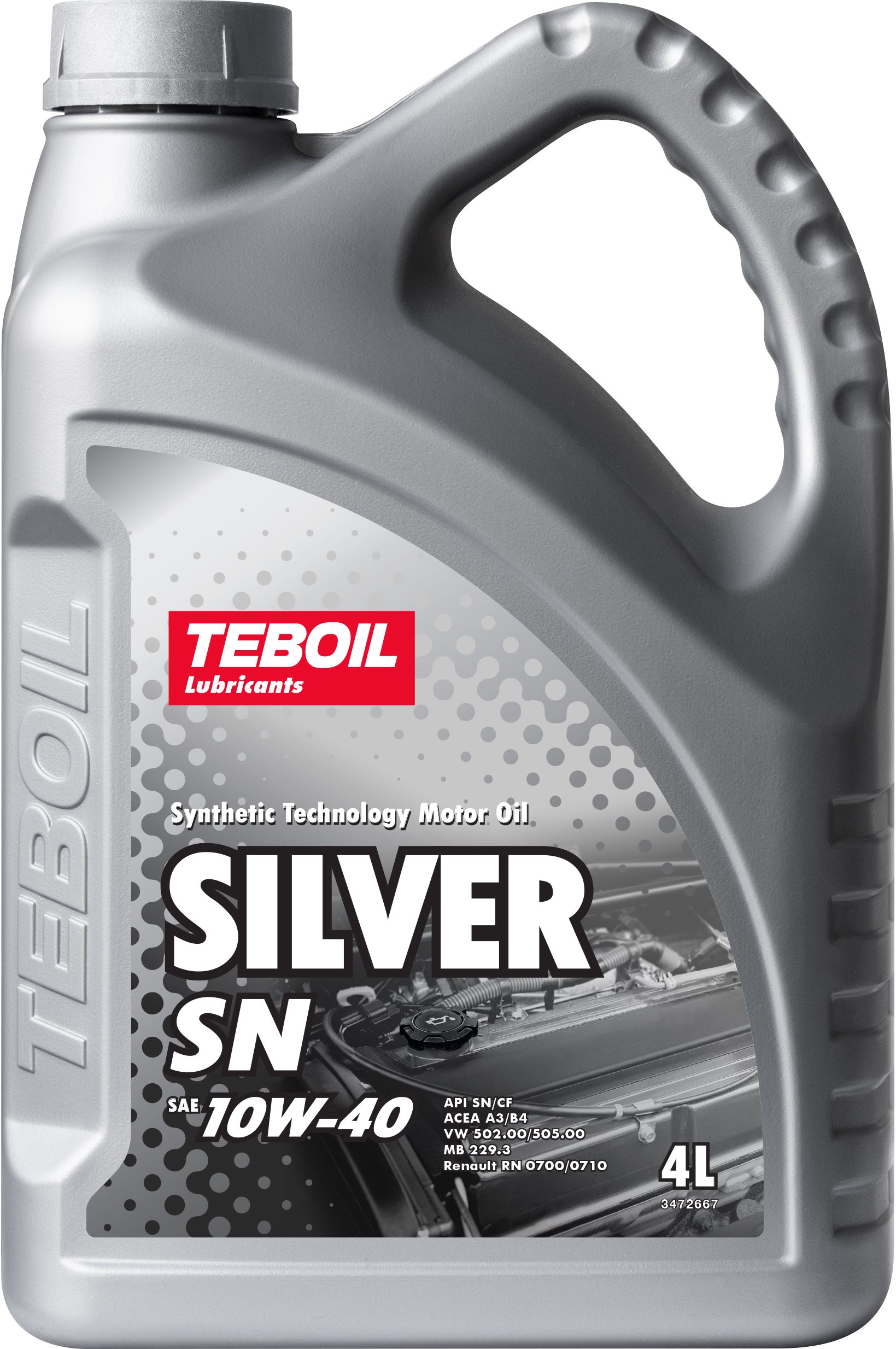 Масло TEBOIL SILVER SN 10W40 4Л купить в ЕвроАвто