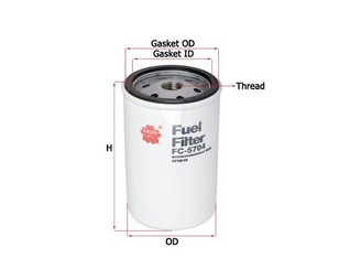 Фильтр топливный для DAF CF 2001-2013 новый