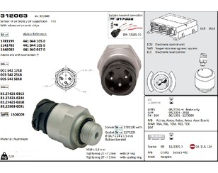 Датчик давления воздуха для MAN 4-Serie TGA 2000-2008 новый