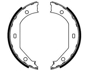 Колодки ручного тормоза к-кт для BMW 3-serie E90/E91 2005-2012 новый