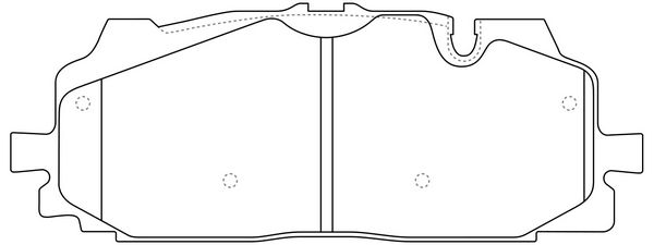Колодки тормозные передние к-кт