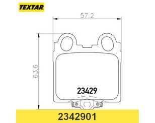 Колодки тормозные задние дисковые к-кт для Lexus GS 300/400/430 1998-2004 новый