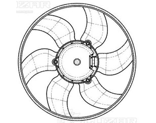 Вентилятор радиатора для Renault Megane I 1996-1999 новый