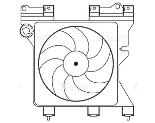 Вентилятор радиатора для Citroen Xsara Picasso 1999-2010 новый