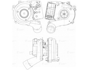 Турбокомпрессор (турбина) для Audi Allroad quattro 2006-2012 новый