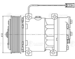 Компрессор системы кондиционирования для Volvo TRUCK FH 2008-2013 новый