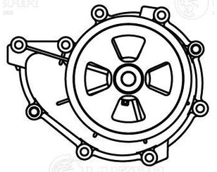 Насос водяной (помпа) для Scania 4 R series 1995-2007 новый