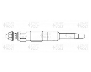 Свеча накаливания для Citroen Jumper 230 1994-2002 новый