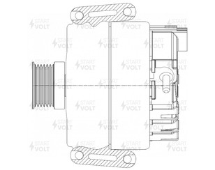 Генератор для Mercedes Benz W204 2007-2015 новый