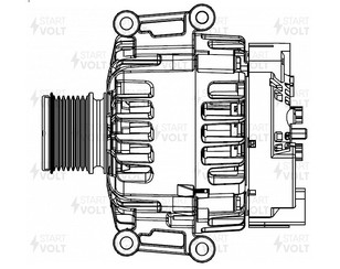 Генератор для Mercedes Benz W204 2007-2015 новый