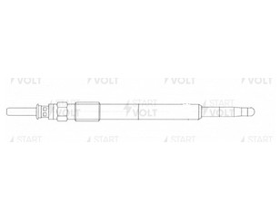 Свеча накаливания для Opel Vectra B 1995-1999 новый