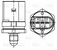 Датчик давления топлива