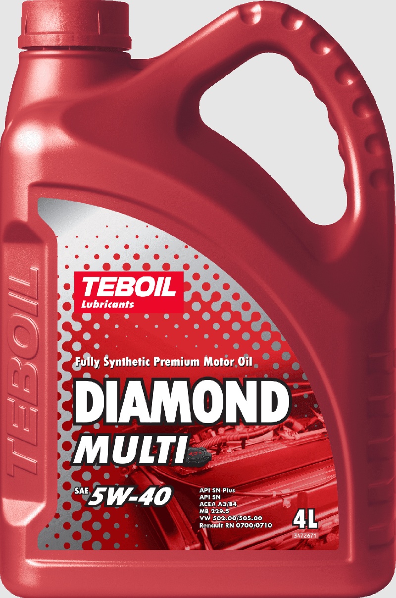 Масло TEBOIL DIAMOND MULTI 5W40 4Л купить в ЕвроАвто
