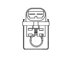 Резистор для Nissan Qashqai (J10) 2006-2014 новый
