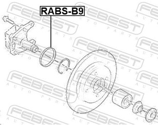 Кольцо датчика ABS для Citroen C4 Picasso 2006-2014 новый