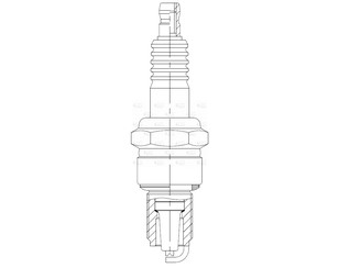 Свеча зажигания для VAZ 21099 1990-2011 новый