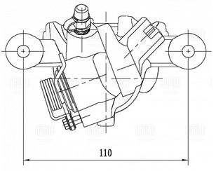 Суппорт тормозной задний правый для Nissan Primera WP11E 1998-2001 новый