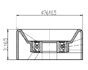 Ролик дополнительный руч. ремня для Jeep Wrangler (TJ) 1997-2007 новый