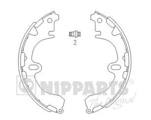 Колодки барабанные к-кт для Toyota Corolla E11 1997-2001 новый