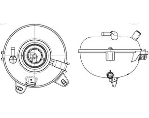Бачок расширительный для Audi TT(8S) 2015> новый